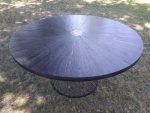 Round pine table made of solid wood, diameter 120 cm - Image 2
