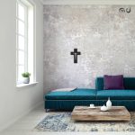 Metal Wall Cross KNS001 30 cm - Image 2