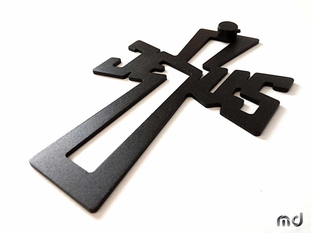 Metal Wall Cross KNS003 30 cm - Image 3