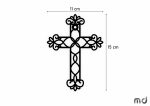 Metal Cross KNS027 15 cm - Image 2