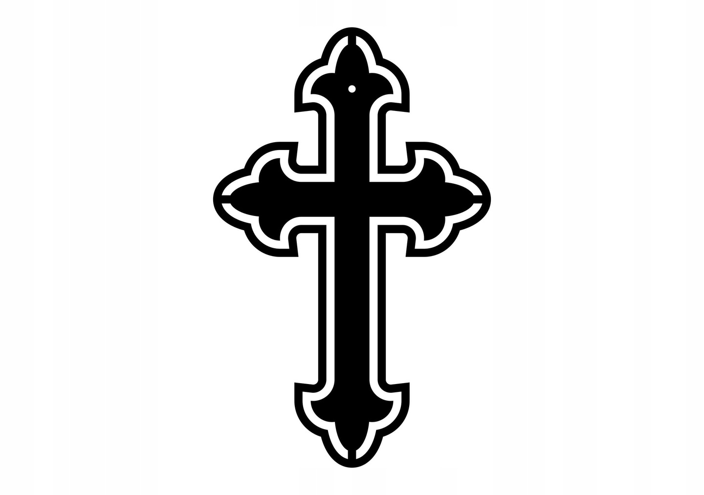 KRZYZ-METALOWY-scienny-dewocjonalia-K17-15-cm-1.jpg Wall Cross KNS017 15 cm - Image 1