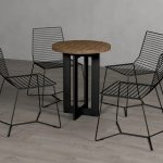 Table leg Cross straight Side S