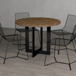 Table leg Cross straight Side M