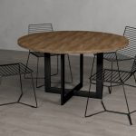 Table leg Cross straight Side L