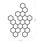 Trellis Hexagon 73x104 cm - Image 5