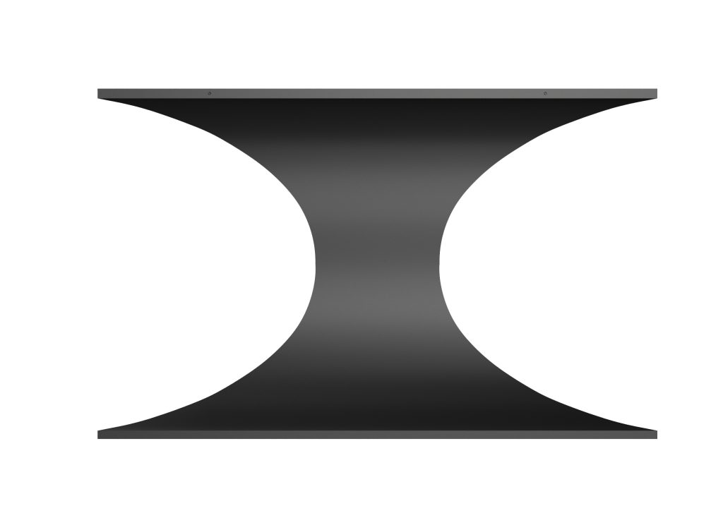 Metal Table Leg Hourglass Loft M - Image 6