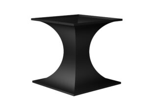 Metal leg for table Hourglass XS