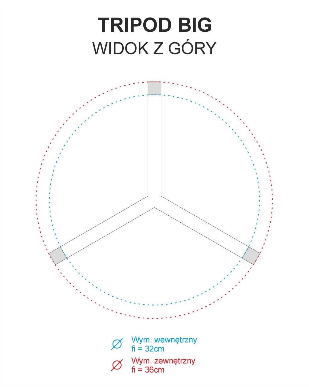 Plant Pot Stand Loft Tripod Big L - Image 4