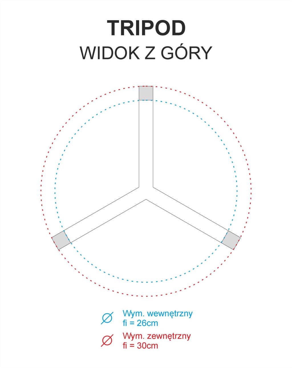 Plant Pot Stand Loft Tripod S - Image 5