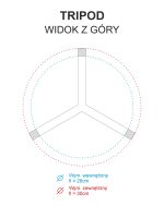 Plant Pot Stand Loft Tripod S - Image 5