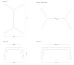 Metal Side Table Leg Leon M - Image 3