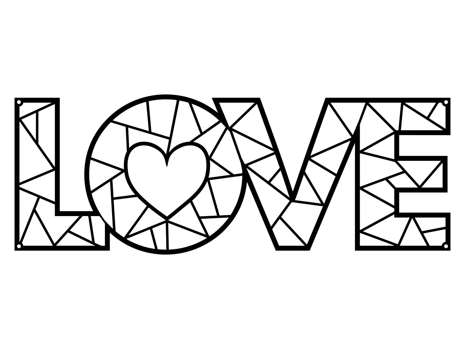 METALOWA-DEKORACJA-LOVE-D16-100x37cm-GRATIS-1.jpg Metal wall decoration Love DES016 100 cm - Image 1