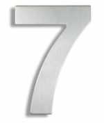 House Number 7 - Stainless Steel Adress Plaque
