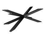 Metal leg for table under glass top Spider Slim L