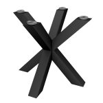 Metal leg for table under glass top Spider Slim S