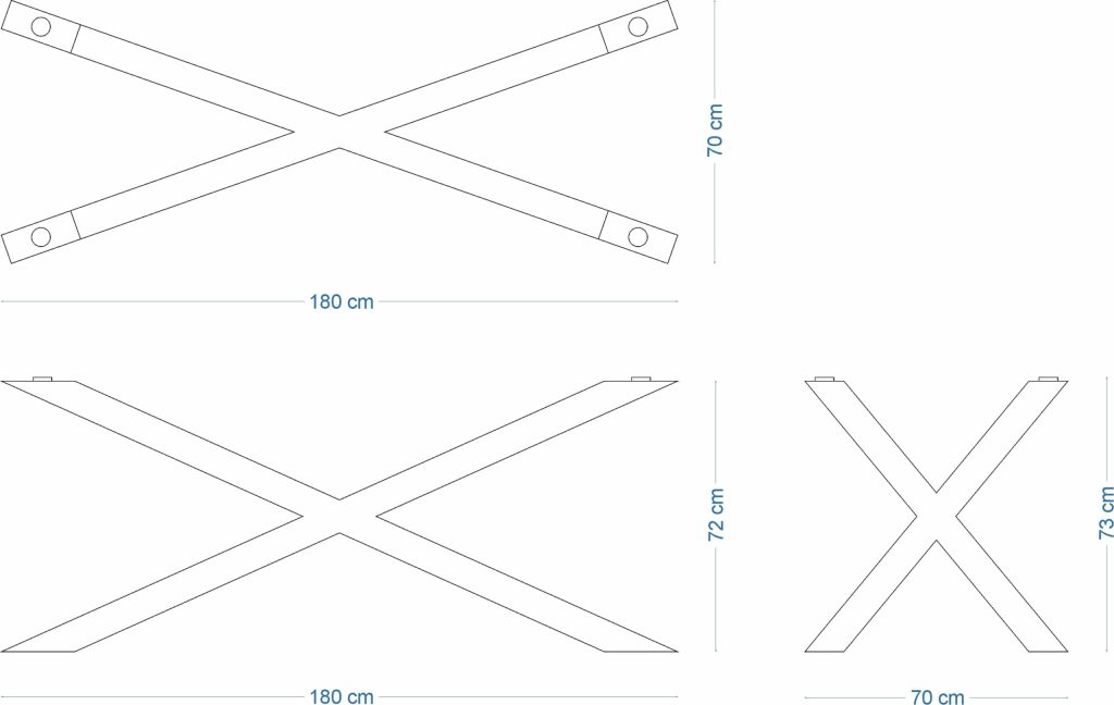 Table Base for Glass Top Spider XL - Image 4