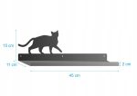 Metal Children's Shelf Cat POL017 45 cm - Image 2