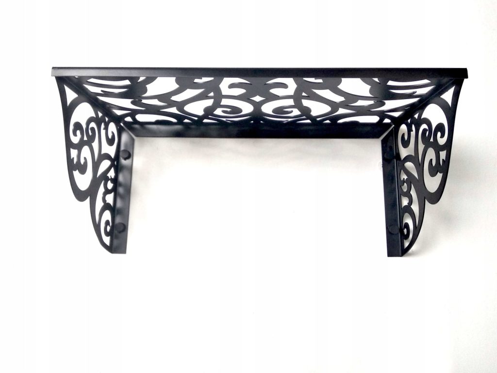 Openwork Metal Corner Shelf POL 018a 40 cm - Image 4