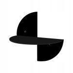 Circle Metal Bookshelf POL014 30 cm