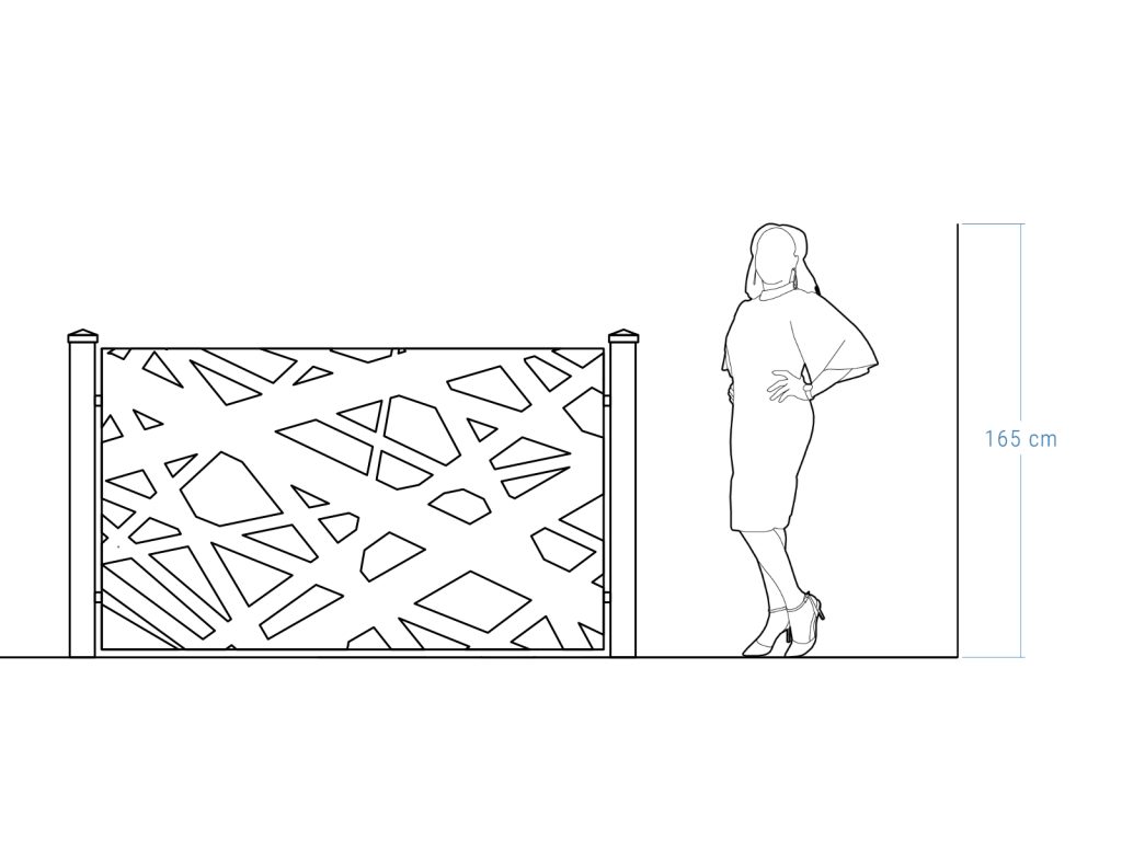 Przęsło ogrodzeniowe Elisa 200×120 cm - Image 4