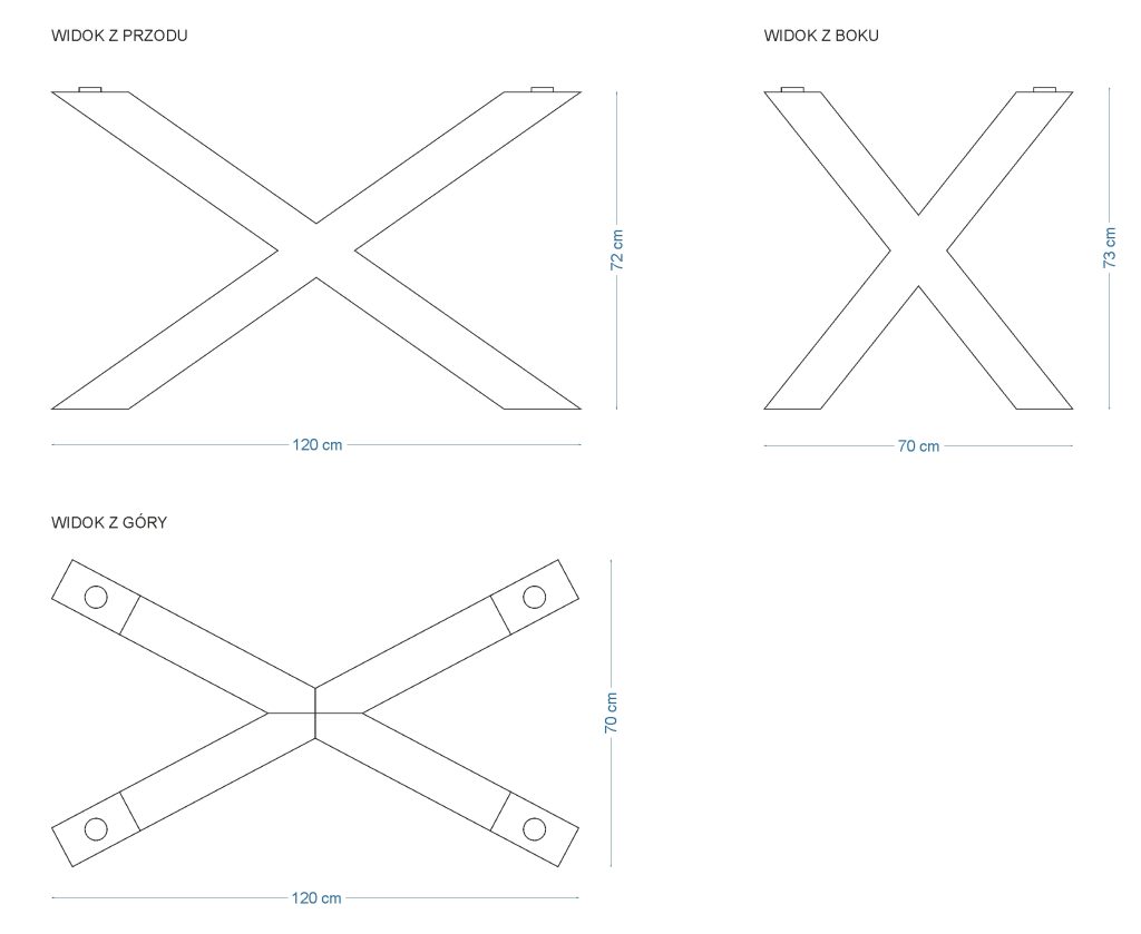 Metal Table Base for Glass Top Spider Heavy M - Image 3