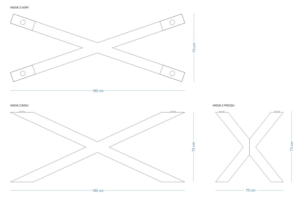 Metal Table Base for Glass Top Spider Heavy XL - Image 3