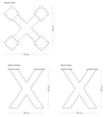 Metal Side Table Leg Spider Heavy S - Image 3