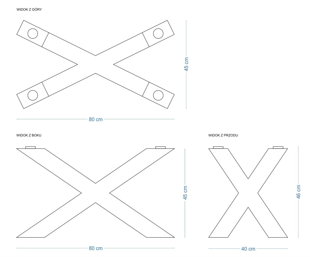 Coffee Table Base for Glass Top Spider Heavy M - Image 3