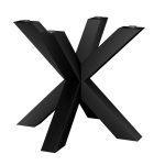 Metal leg for table under glass top Spider Heavy S