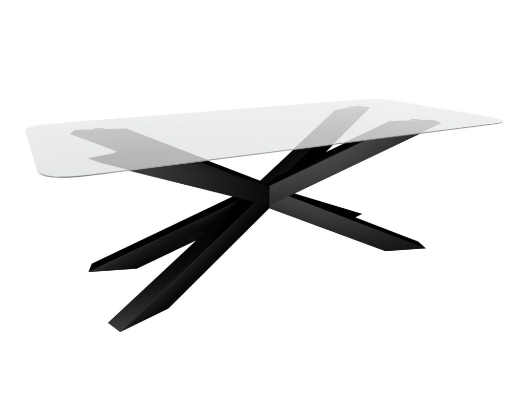 Metal Table Base for Glass Top Spider Heavy XL - Image 4