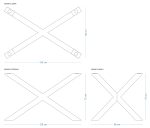 Metal Table Base for Glass Top Spider Wide M - Image 4