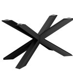 Metal leg for table under glass top Spider Slim M
