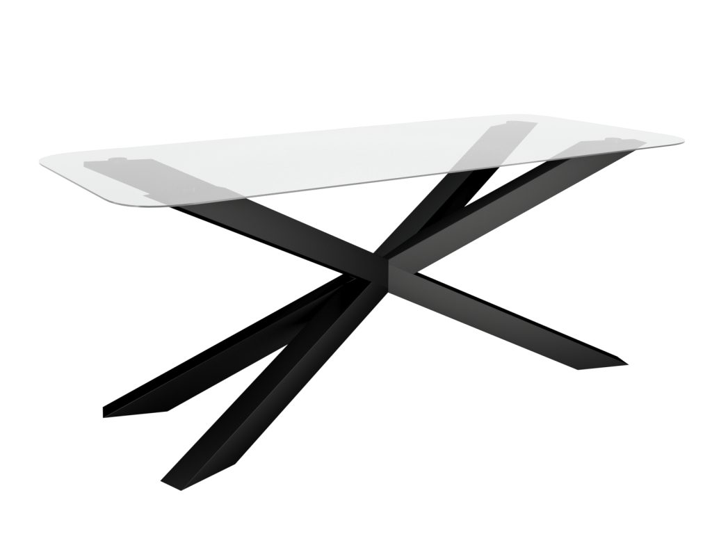 Table Base for Glass Top Spider Narrow L - Image 3