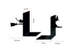 Bookends Witch p08 2 pcs - Image 2