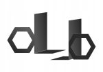 Bookend Hexagon 2 pcs p82