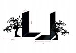 Bookends p22 Tree 2 pcs - Image 2