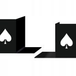 Bookends p38 Spade 2 pcs