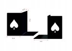 Bookends p38 Spade 2 pcs - Image 2