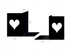 Bookends p41 Hearts 2 pcs - Image 2