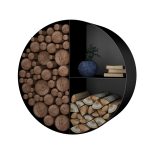 Firewood Log Holder Big Barrel diam. 70 cm