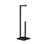 Free Standing Toilet Roll Holder with Storage - Image 3