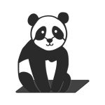 Metal Bookends Panda T46