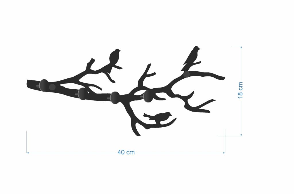 Wall Hanger Branch 40 cm - Image 7