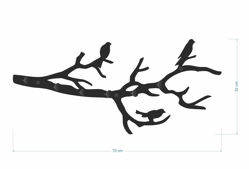 Wall Hanger Branch 70 cm - Image 5