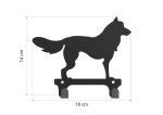 Wall Mounted Coat Rack Double Dog - Image 2