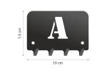 Wieszak metalowy na klucze WIE197 LITERKA A 10cm - Image 2