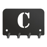 Wieszak metalowy na klucze WIE198 LITERKA C 10cm