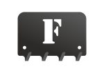 Wieszak metalowy na klucze WIE201 LITERKA F 10cm