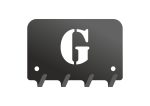Wieszak metalowy na klucze WIE202 LITERKA G 10cm