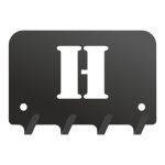 Wieszak metalowy na klucze WIE203 LITERKA H 10cm